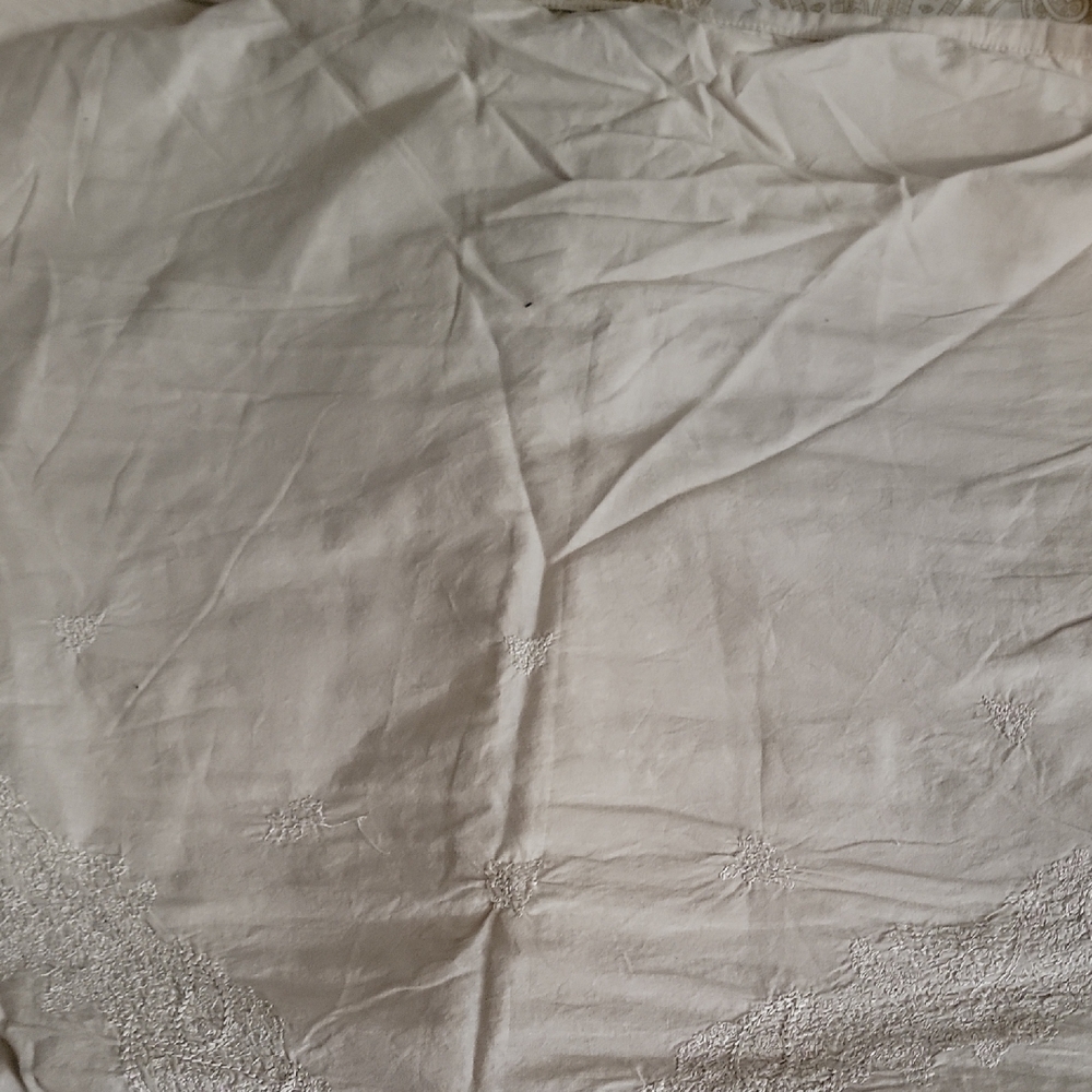 Venezia Elegant White Embroidered Long Skirt
